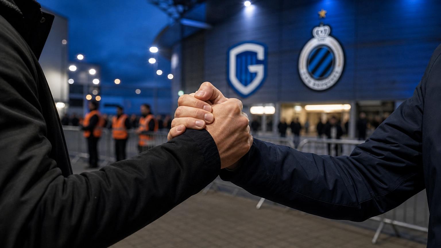 Sfeerbeeld van een gespannen transferdossier tussen KRC Genk en Club Brugge
