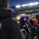 Post-match sfeer rond RSC Anderlecht na het Europese duel tegen Hammarby.
