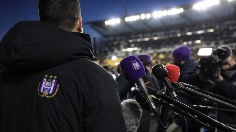 Post-match sfeer rond RSC Anderlecht na het Europese duel tegen Hammarby.