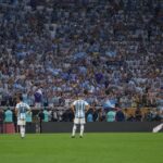 Argentijnse spelers en supporters na een emotionele WK-finale