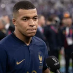 Kylian Mbappé na de WK-ontgoocheling van Frankrijk