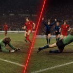 Birger Jensen incasseert links Keegans penalty en stopt hem rechts voor Club Brugge