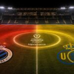 Club Brugge en Union SG tegenover elkaar in een donkere stadionscan voor de Belgische Supercup