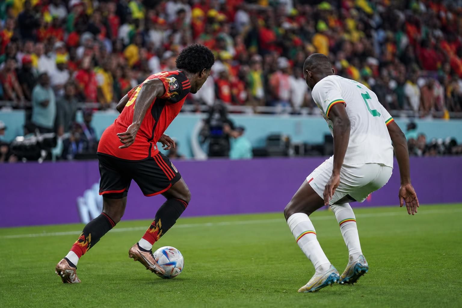 Jérémy Doku als belangrijke aanvalsdreiging voor de Rode Duivels richting Senegal