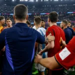 Gespannen sfeer na een WK-finale tussen Spanje en Argentinië