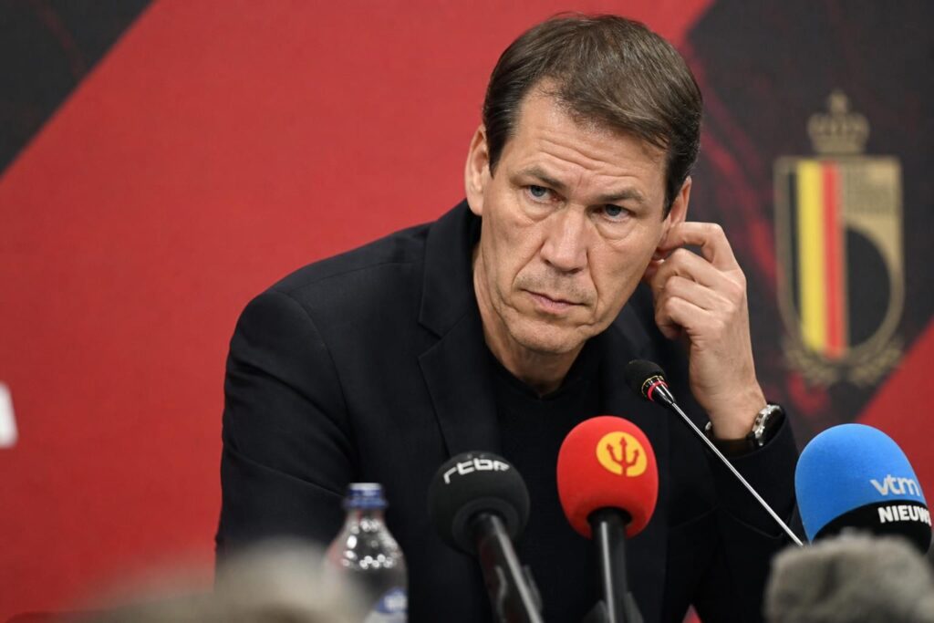 boskamp-rudi-garcia-wissels-rode-duivels-senegal-vs Rudi Garcia in een gespannen perscontext bij de Rode Duivels
