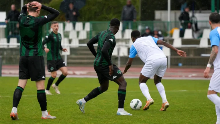 Cercle Brugge tijdens een moeilijke oefenwedstrijd tegen Stade Reims