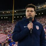 Mauricio Pochettino spreekt Amerikaanse supporters toe in aanloop naar het WK-duel met België