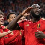 Romelu Lukaku viert een moment bij de Rode Duivels