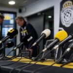 Een gespannen persmoment rond Sporting Lokeren tijdens een moeilijke transferzomer.