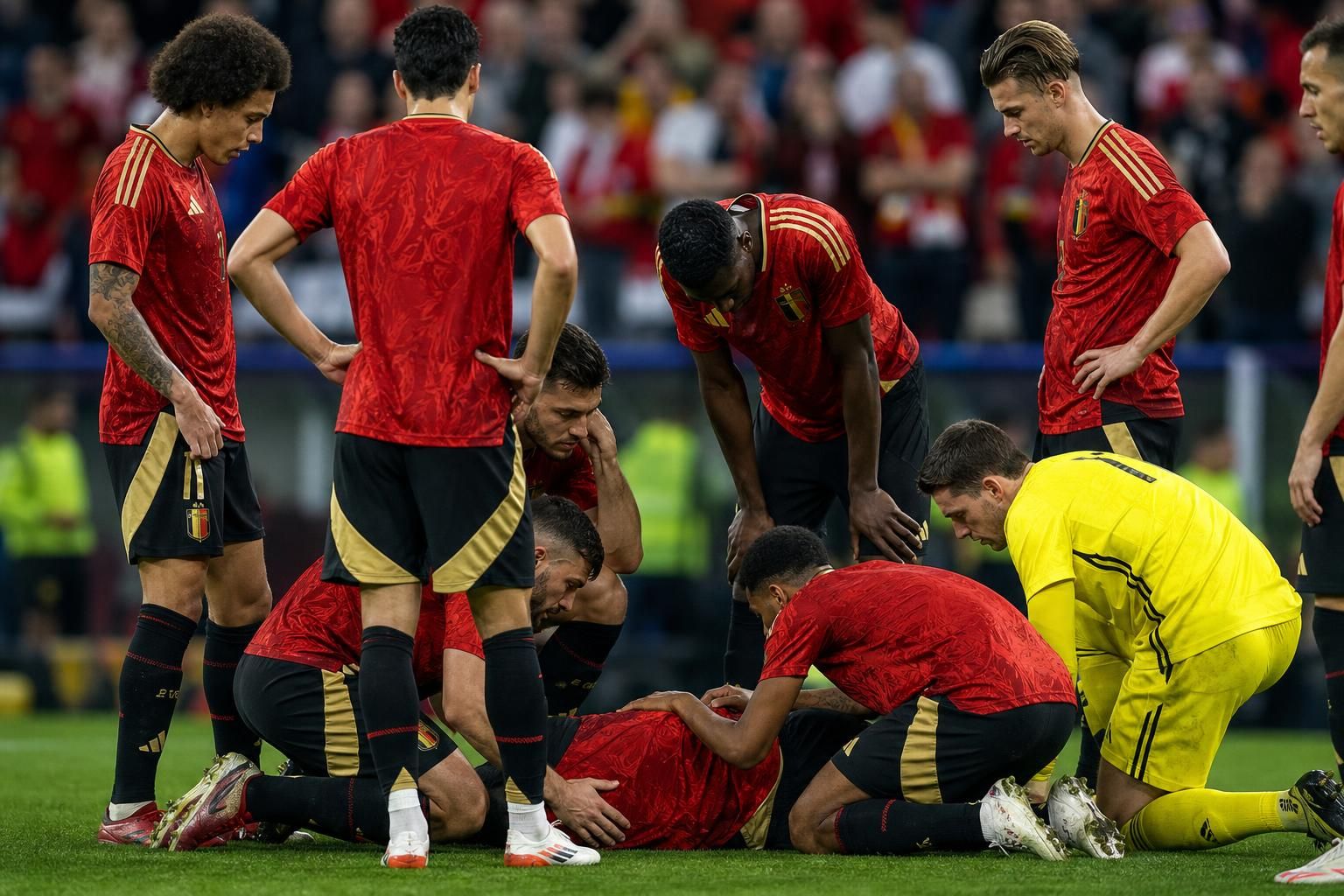 Rode Duivels tonen steun na blessure van Amadou Onana op het WK 2026