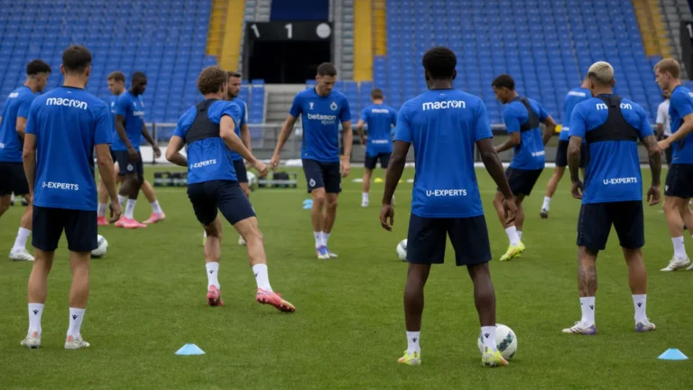 Brede training van Club Brugge in het Jan Breydelstadion