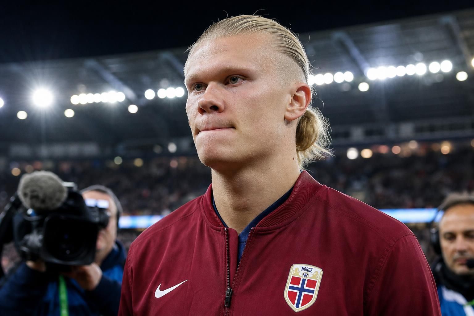 Erling Haaland in een WK-context met groeiende transferdruk rond Manchester City en Real Madrid