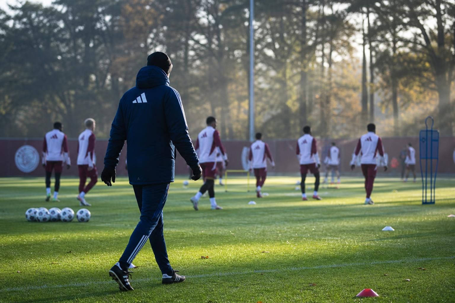 Trainingskamp van Ajax in Garderen zonder herkenbare spelers