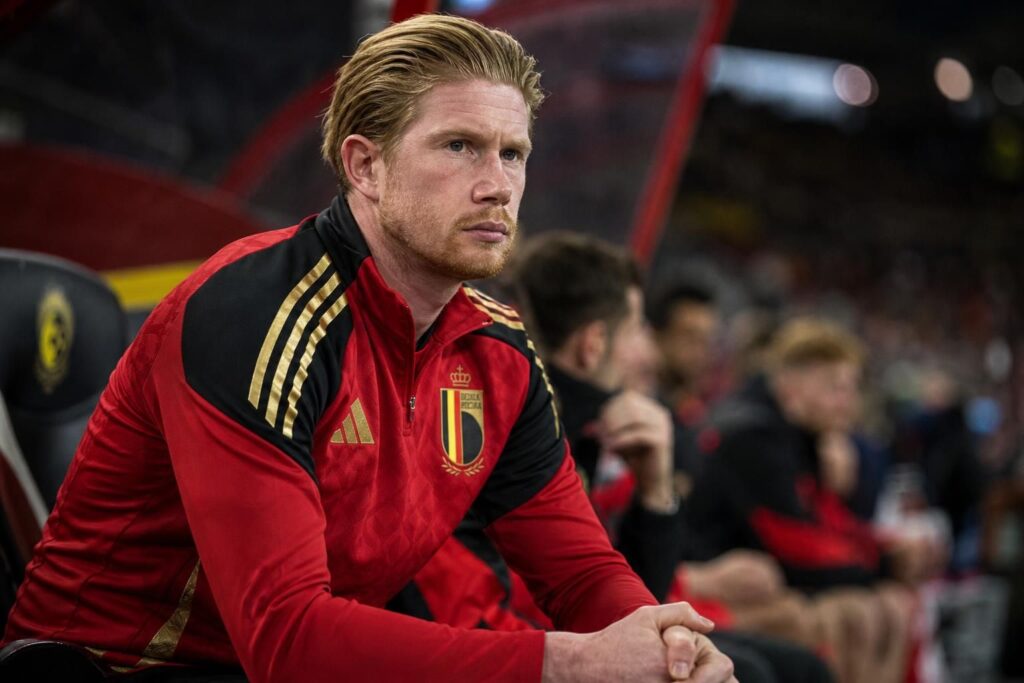 odeurs-garcia-de-bruyne-spanje-rode-duivels Kevin De Bruyne in de context van de Rode Duivels tijdens een gespannen WK-avond