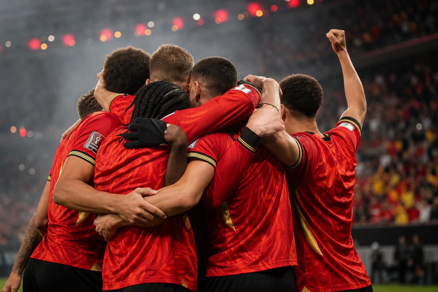 Rode Duivels vieren tijdens het WK 2026