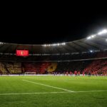Gespannen stadionbeeld rond de Rode Duivels voor de wedstrijd tegen Spanje
