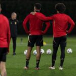 Training van de Rode Duivels richting de WK-kwartfinale tegen Spanje