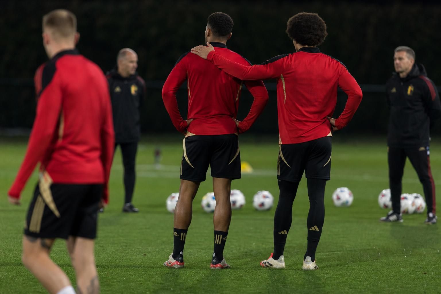 Training van de Rode Duivels richting de WK-kwartfinale tegen Spanje