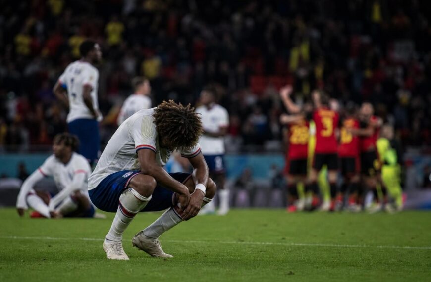 Amerikaanse spelers verwerken de WK-uitschakeling na de nederlaag tegen België