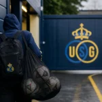 Transfercontext rond Union en Hervé Koffi aan een Brussels oefencomplex