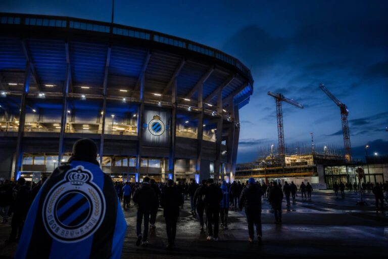 Stadionomgeving rond Club Brugge bij nieuws over het nieuwe stadion