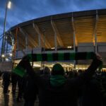 Sfeerbeeld rond Cercle Brugge en de stadionplannen in Brugge zonder herkenbare gezichten