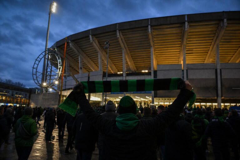 Sfeerbeeld rond Cercle Brugge en de stadionplannen in Brugge zonder herkenbare gezichten