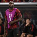 Romelu Lukaku in de sfeer van een WK-duel met de Rode Duivels