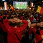 Belgische supporters beleven een gespannen WK-avond rond de Rode Duivels.