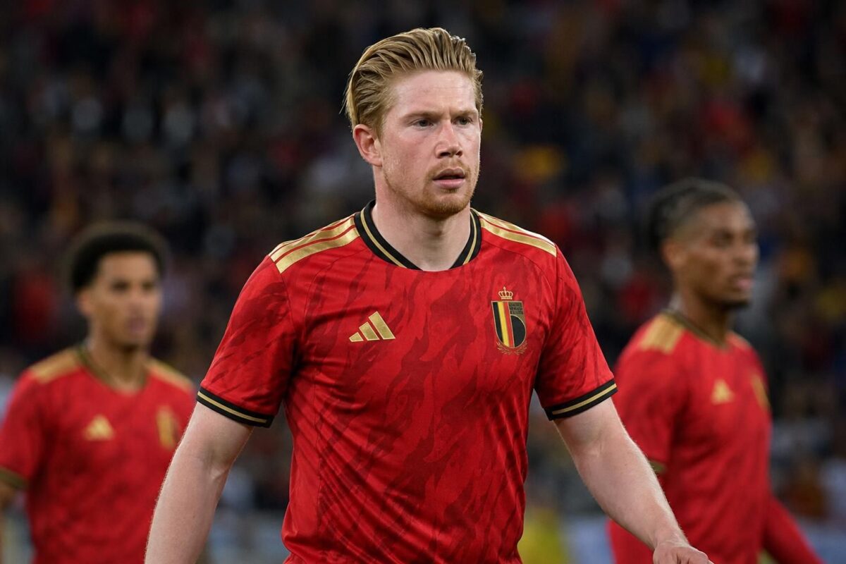 Kevin De Bruyne in wedstrijdcontext bij de Rode Duivels voor de WK-kraker tegen Spanje.