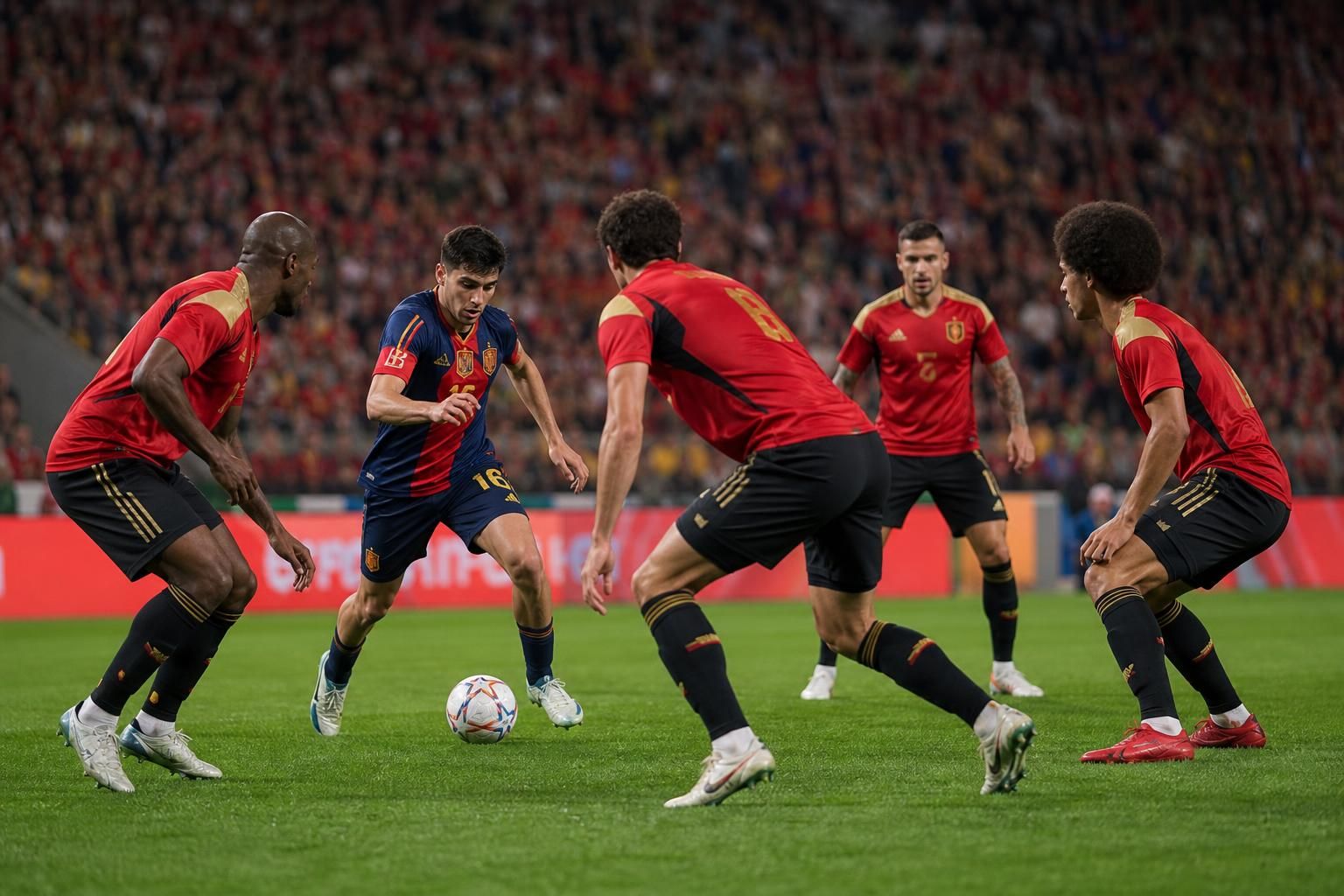 Tactische spanning rond de WK-kwartfinale tussen Spanje en de Rode Duivels