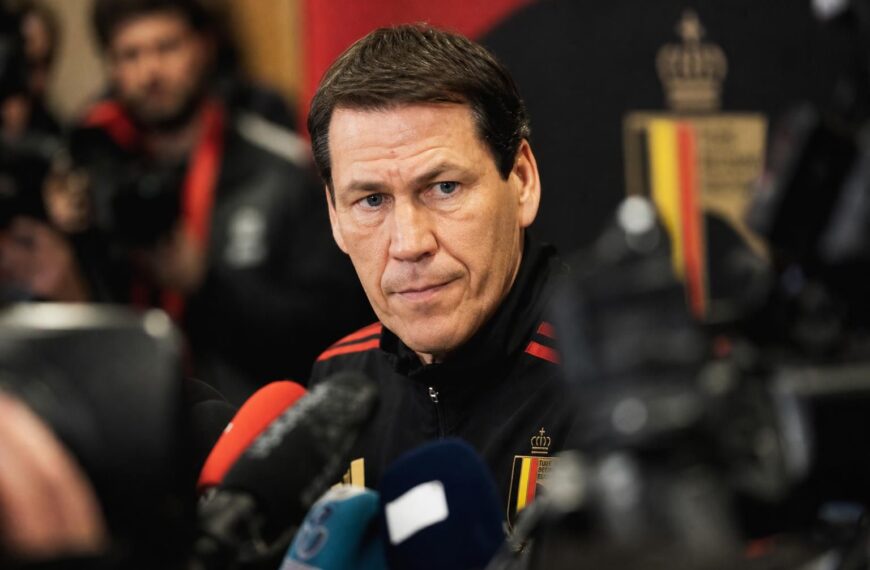 Rudi Garcia voor de kwartfinale van de Rode Duivels tegen Spanje