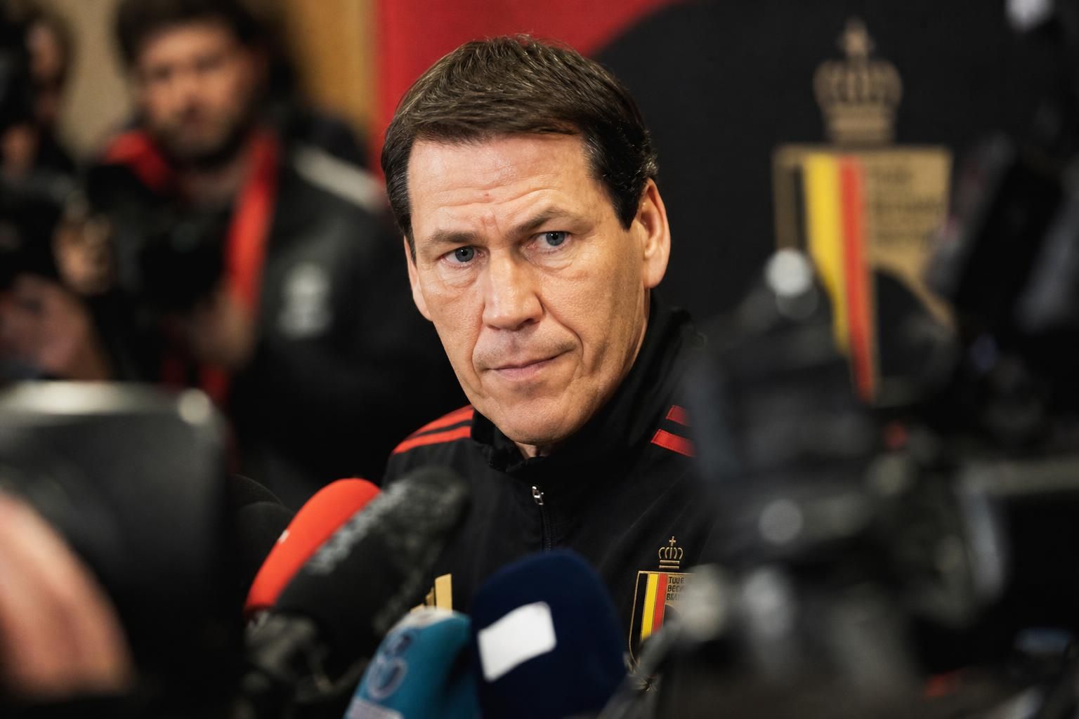 Rudi Garcia voor de kwartfinale van de Rode Duivels tegen Spanje
