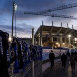 Sfeerbeeld rond het stadiondossier van Club Brugge op de site van Jan Breydel