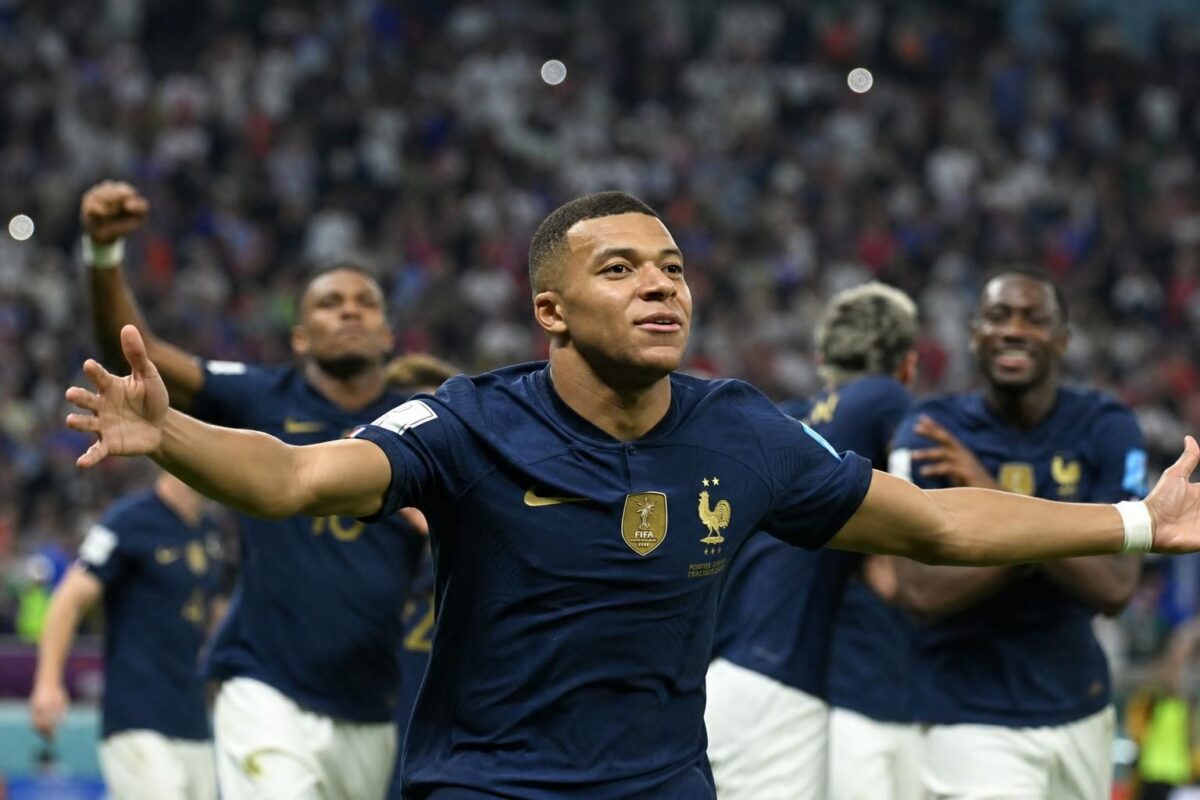 Kylian Mbappé in Franse WK-context na Frankrijk tegen Marokko