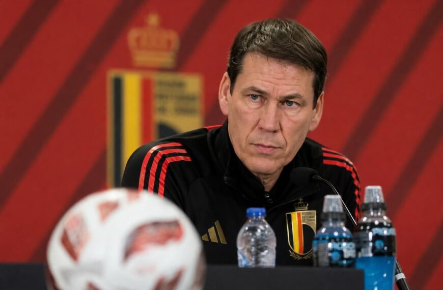 Rudi Garcia voor de WK-kwartfinale van de Rode Duivels tegen Spanje