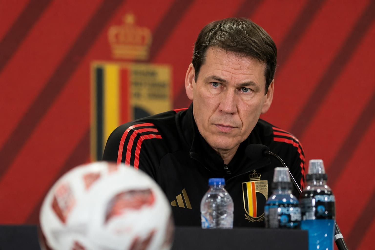 Rudi Garcia voor de WK-kwartfinale van de Rode Duivels tegen Spanje