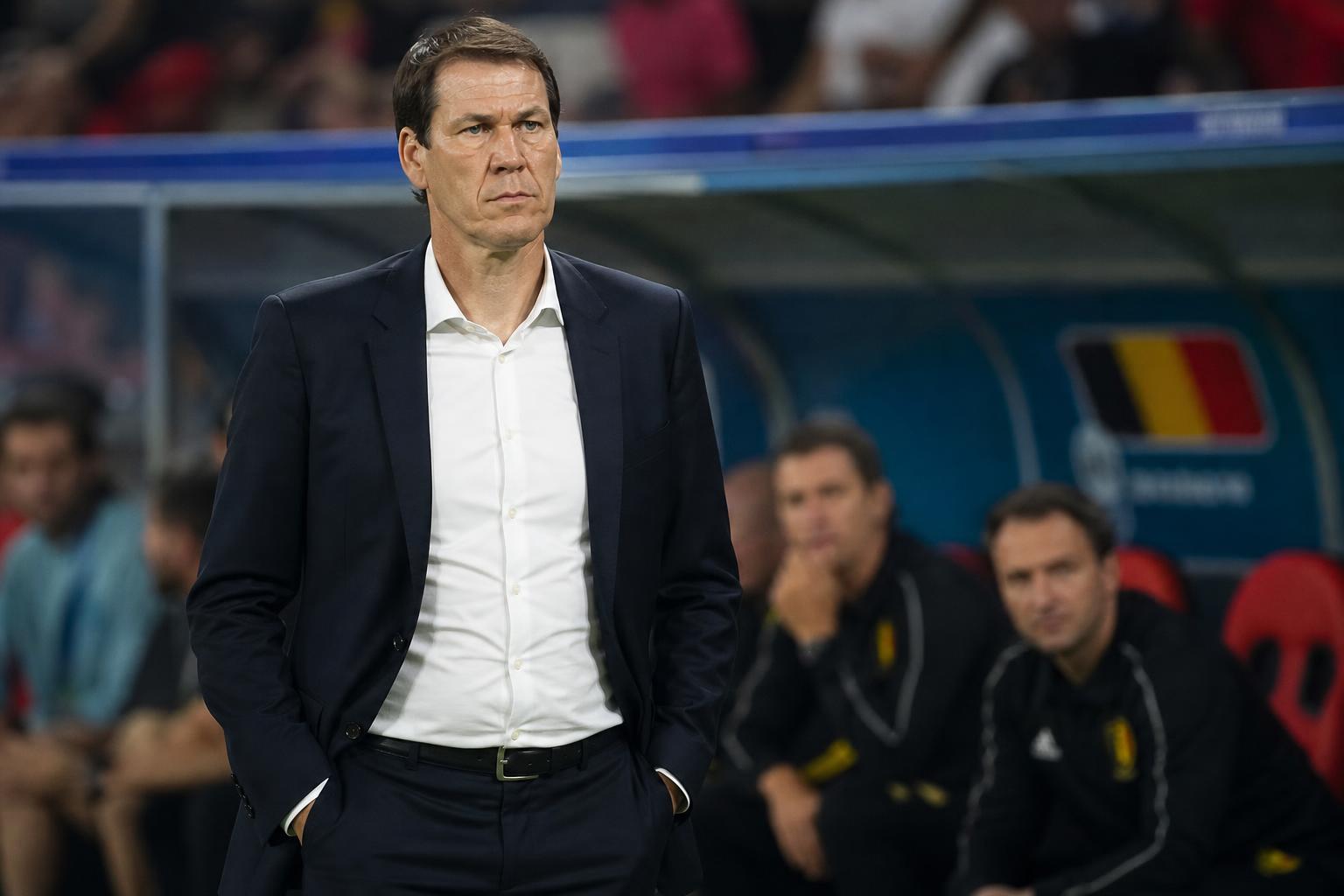Rudi Garcia bij de Rode Duivels voor de WK-kwartfinale tegen Spanje