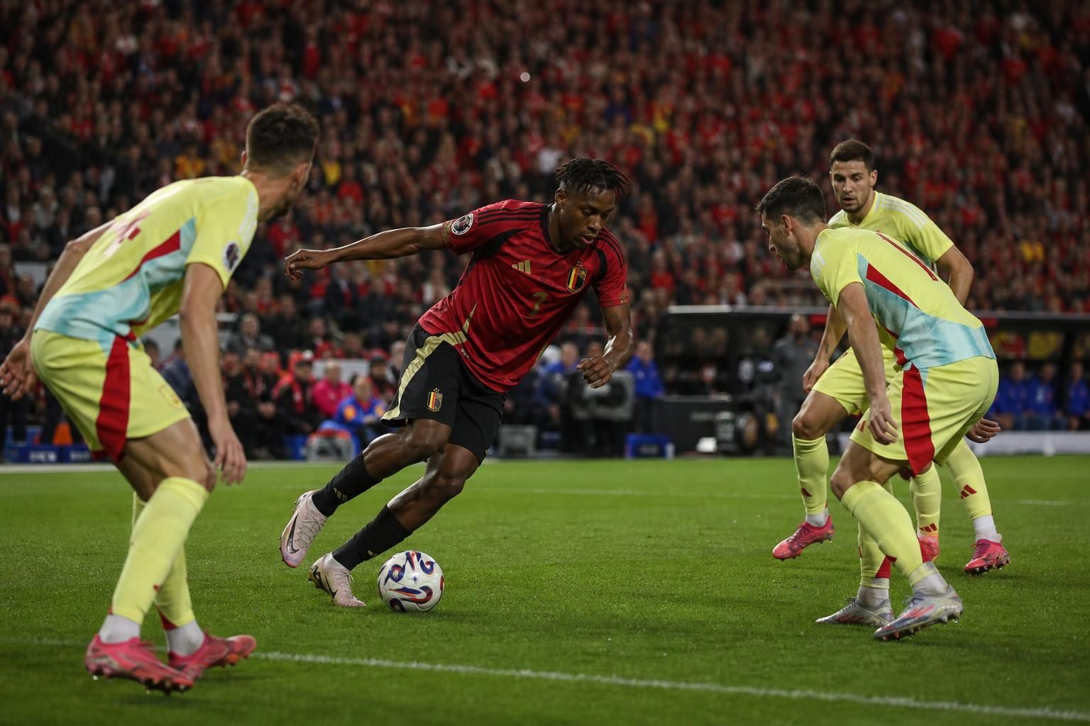 Rode Duivels in gespannen wedstrijdsfeer tegen Spanje op het WK 2026