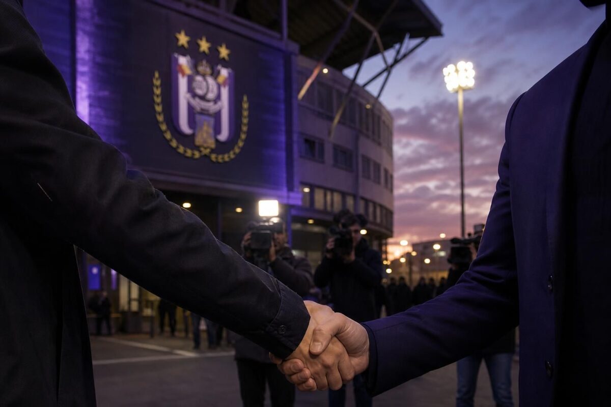 Transfercontext bij RSC Anderlecht rond een mogelijke versterking op het middenveld