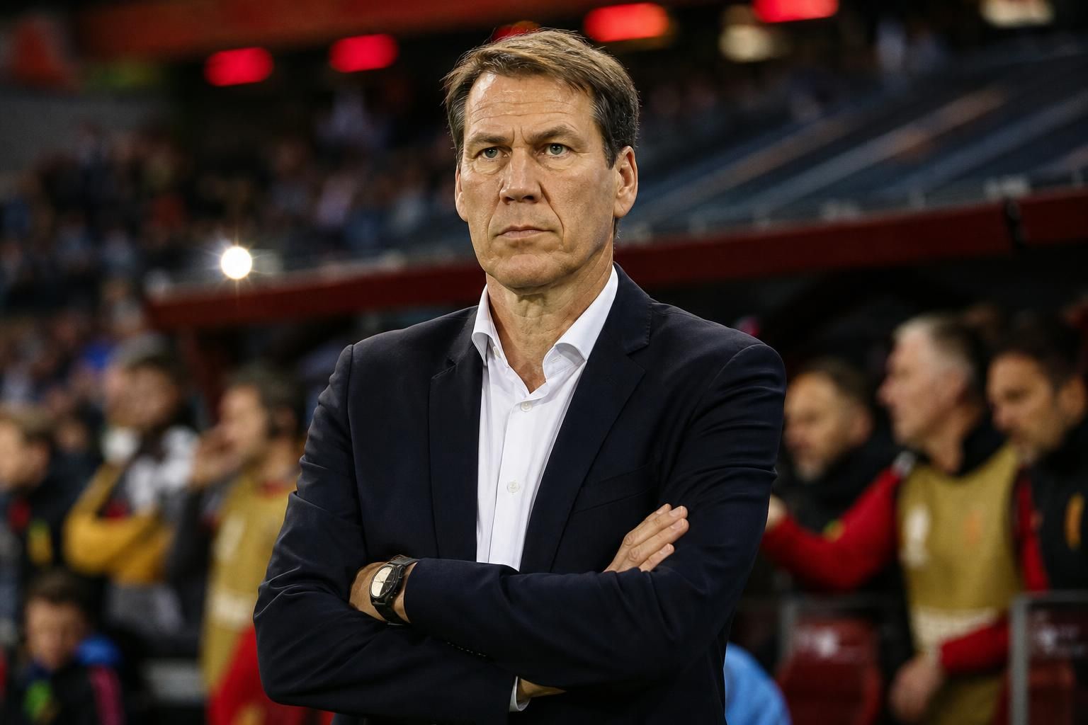 Rudi Garcia in een gespannen sfeer bij de Rode Duivels na een geladen comeback tegen Senegal