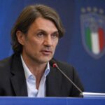 Paolo Maldini in een Italiaanse voetbalbondcontext na zijn aanstelling als technisch directeur