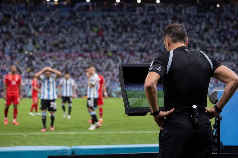 Tense VAR moment during Argentina versus Switzerland at the 2026 World Cup