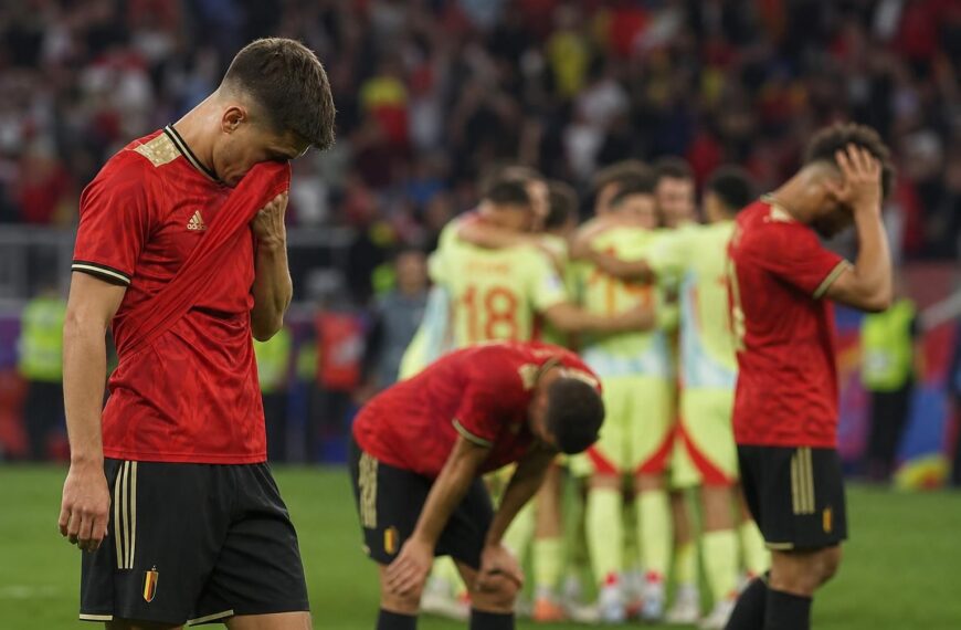 Ontgoochelde Rode Duivels na de WK-kwartfinale tegen Spanje