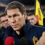 Rudi Garcia tijdens een gespannen moment als bondscoach van de Rode Duivels