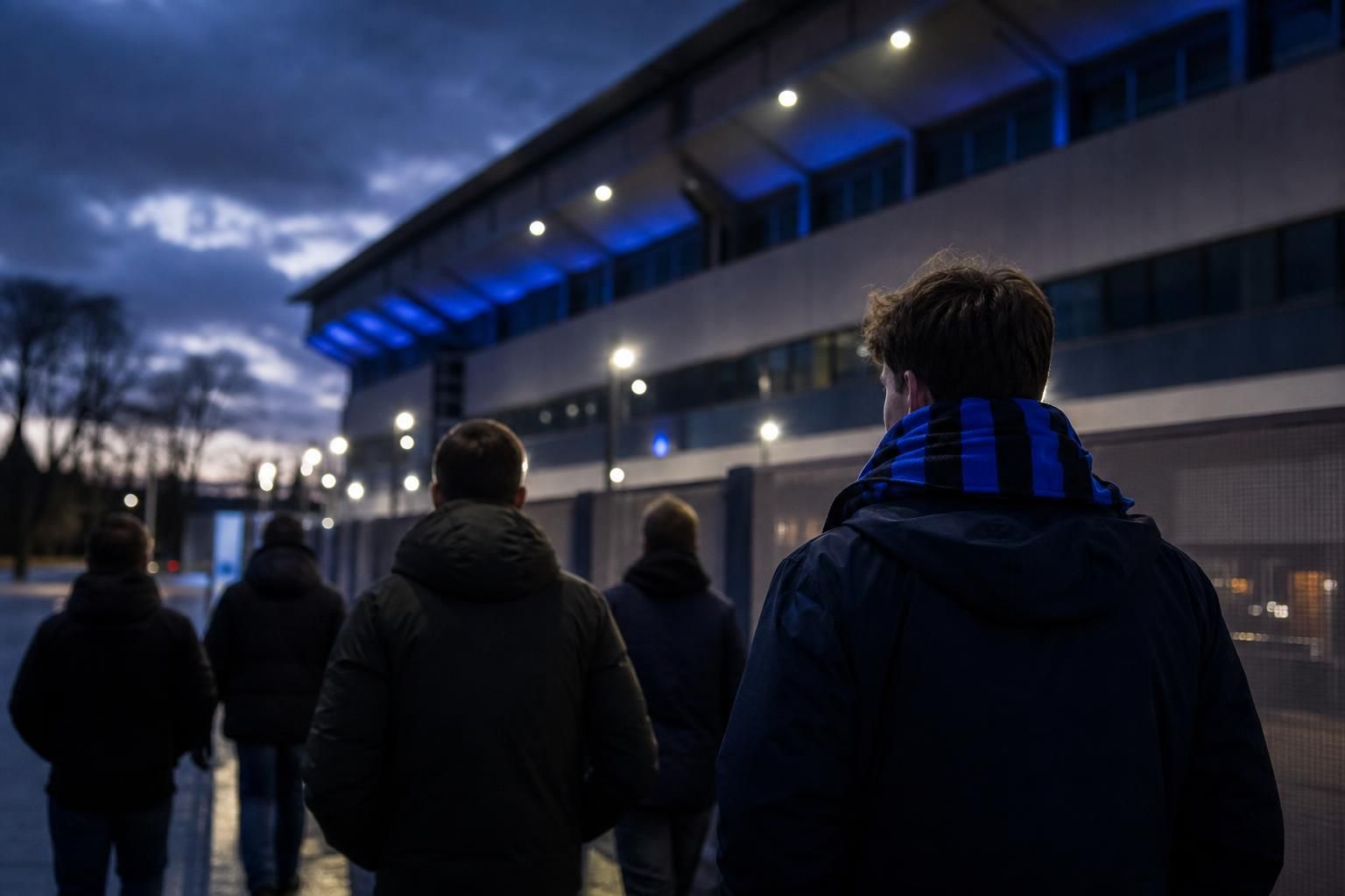 Transfergerichte stadionomgeving rond Club Brugge zonder herkenbare gezichten