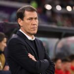 Rudi Garcia tijdens een gespannen moment bij de Rode Duivels