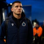 Christos Tzolis in een transfercontext rond Club Brugge en Arsenal