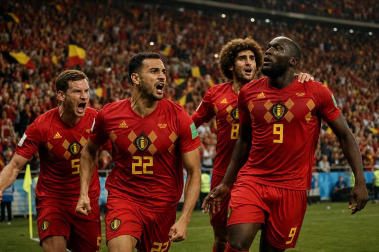 Rode Duivels vieren een WK-comeback in een kolkend stadion